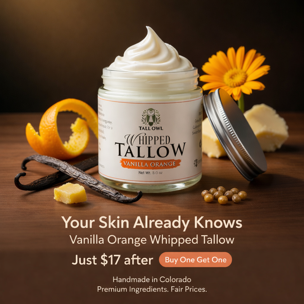 Tallow Vanilla Orange Whipped Tallow
